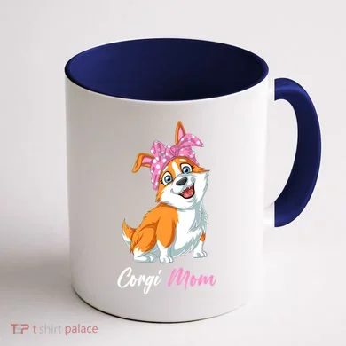 Corgi Mom Coffee Mug back