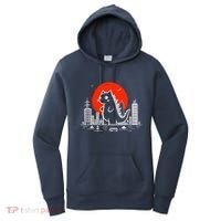 Catzilla Monster Cat Memes Retro Japan Kawaii Kaiju Women's Hoodie thumb 0