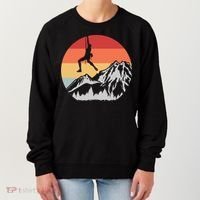 Climbing Mountain Climber Hiking Climb Funny Gift Women's Sweatshirt thumb 0