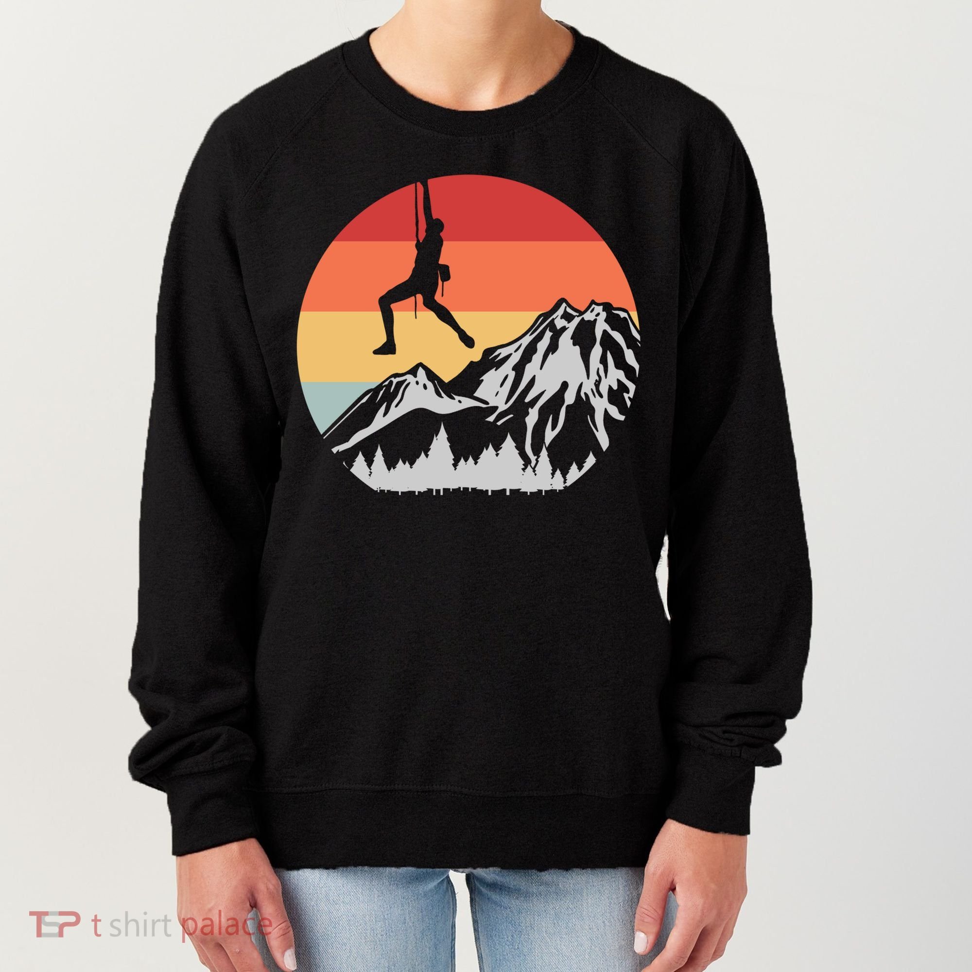 Climbing Mountain Climber Hiking Climb Funny Gift Women's Sweatshirt