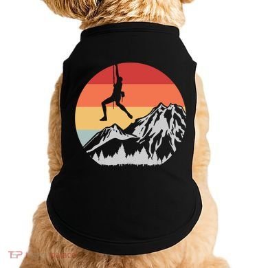 Climbing Mountain Climber Hiking Climb Funny Gift Doggie Tank
