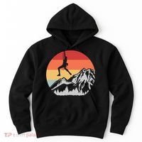 Climbing Mountain Climber Hiking Climb Funny Gift Hoodie thumb 0