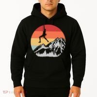 Climbing Mountain Climber Hiking Climb Funny Gift Hoodie thumb 2