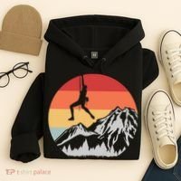 Climbing Mountain Climber Hiking Climb Funny Gift Hoodie thumb 4