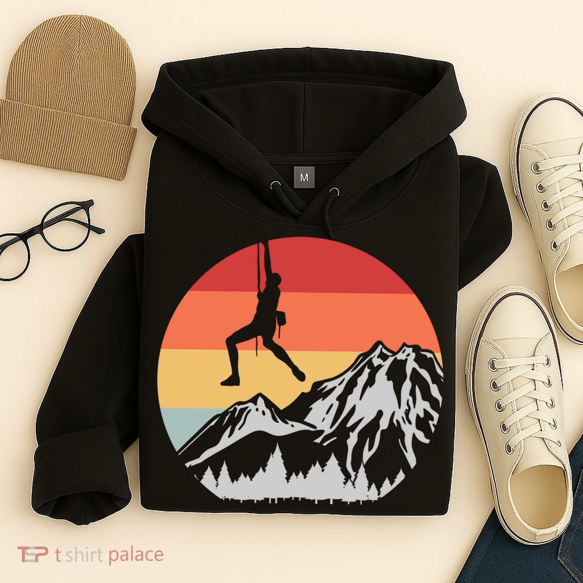 Climbing Mountain Climber Hiking Climb Funny Gift Hoodie