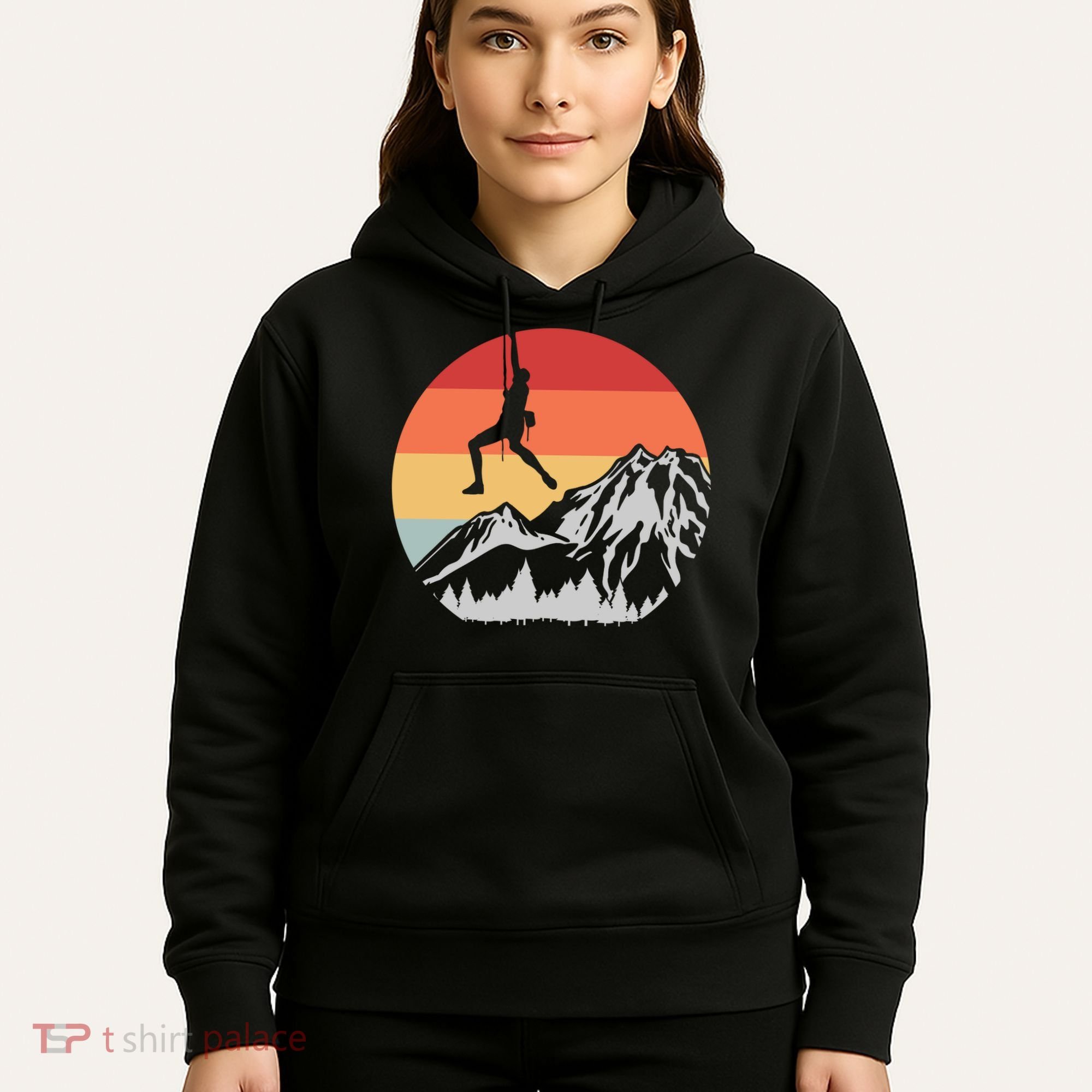 Climbing Mountain Climber Hiking Climb Funny Gift Hoodie
