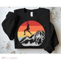 Climbing Mountain Climber Hiking Climb Funny Gift Sweatshirt thumb 2