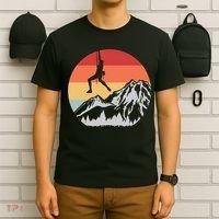 Climbing Mountain Climber Hiking Climb Funny Gift T-Shirt thumb 6