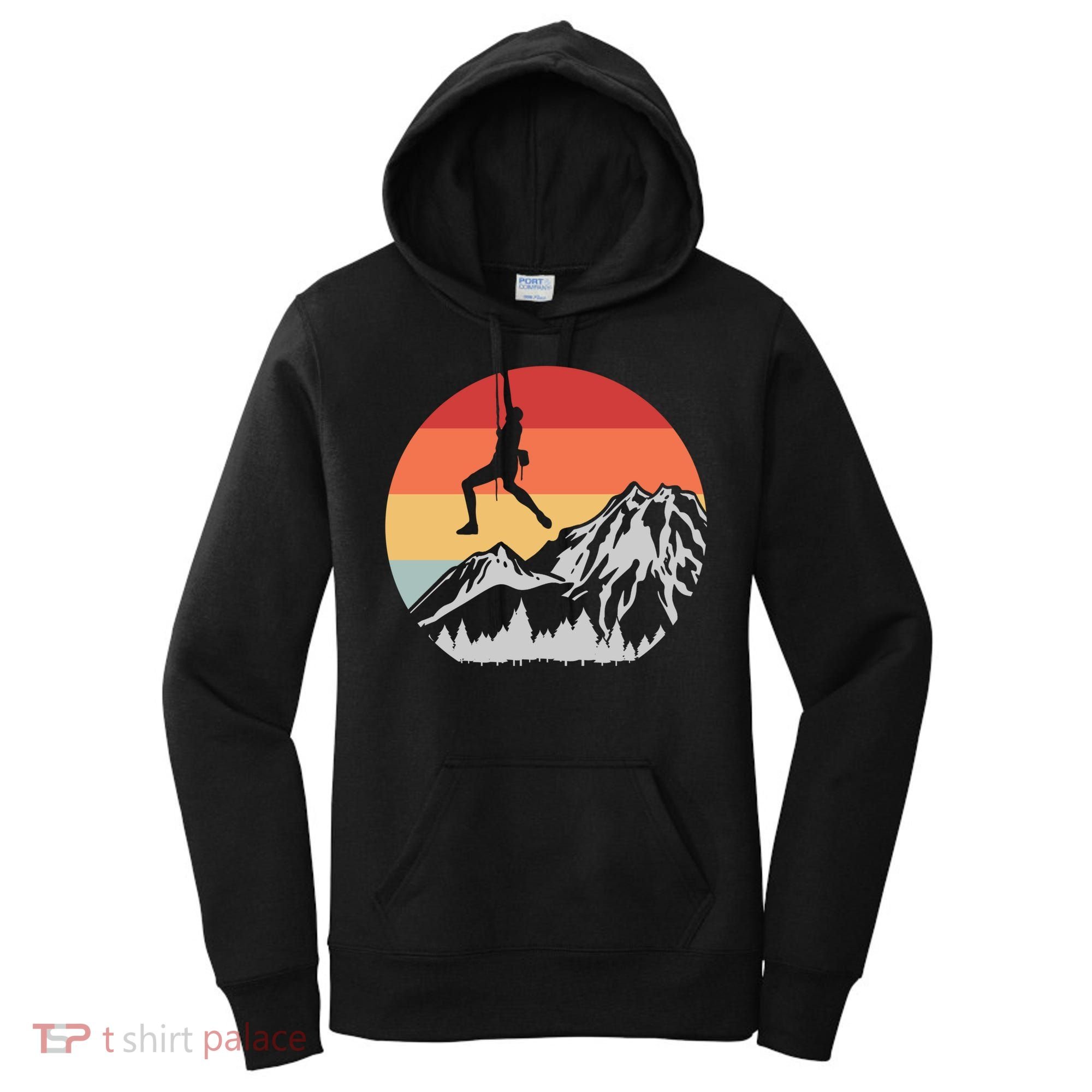 Climbing Mountain Climber Hiking Climb Funny Gift Women's Hoodie
