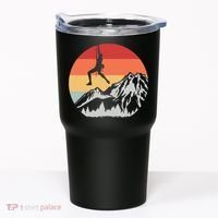 Climbing Mountain Climber Hiking Climb Funny Gift Tumbler thumb 0