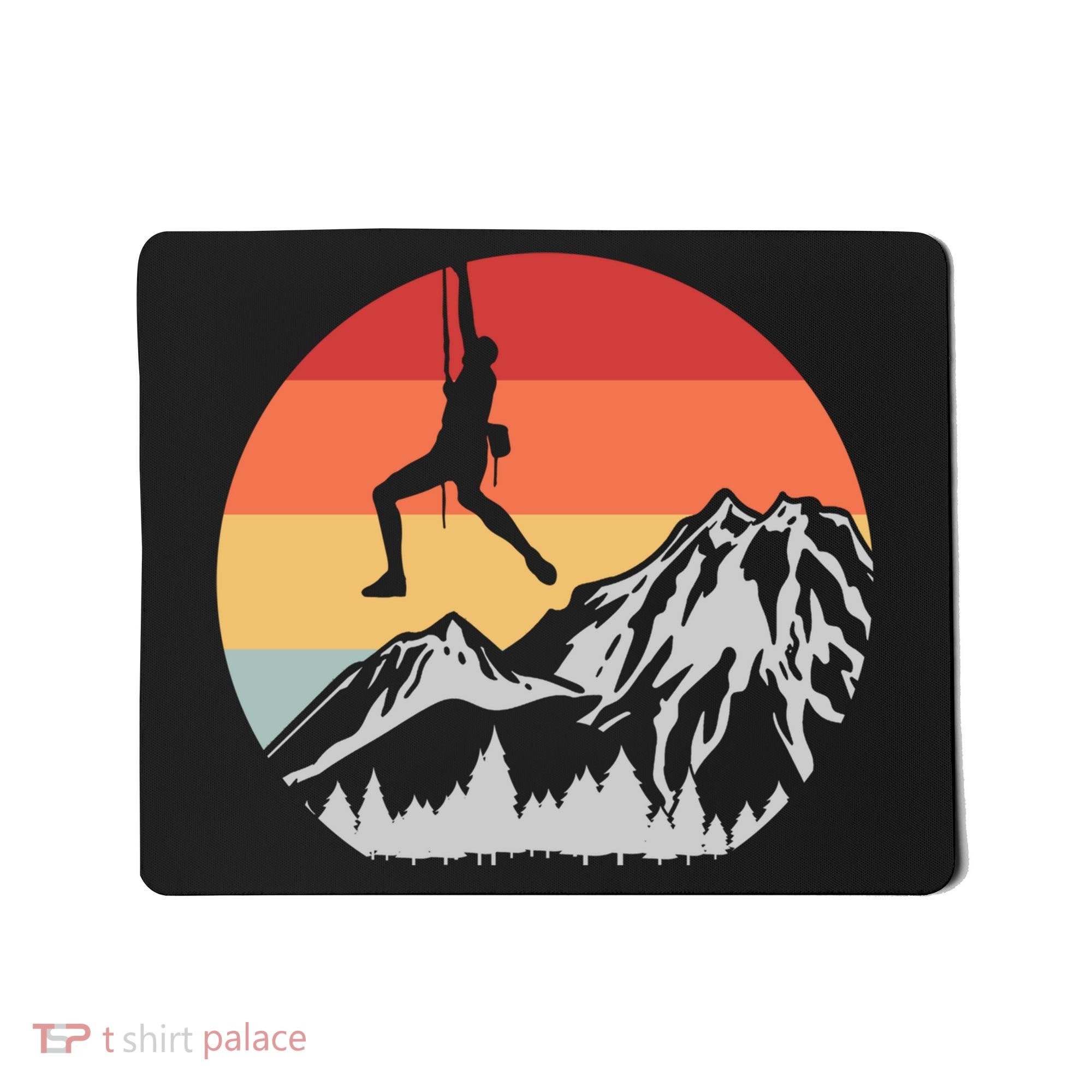 Climbing Mountain Climber Hiking Climb Funny Gift Mousepad