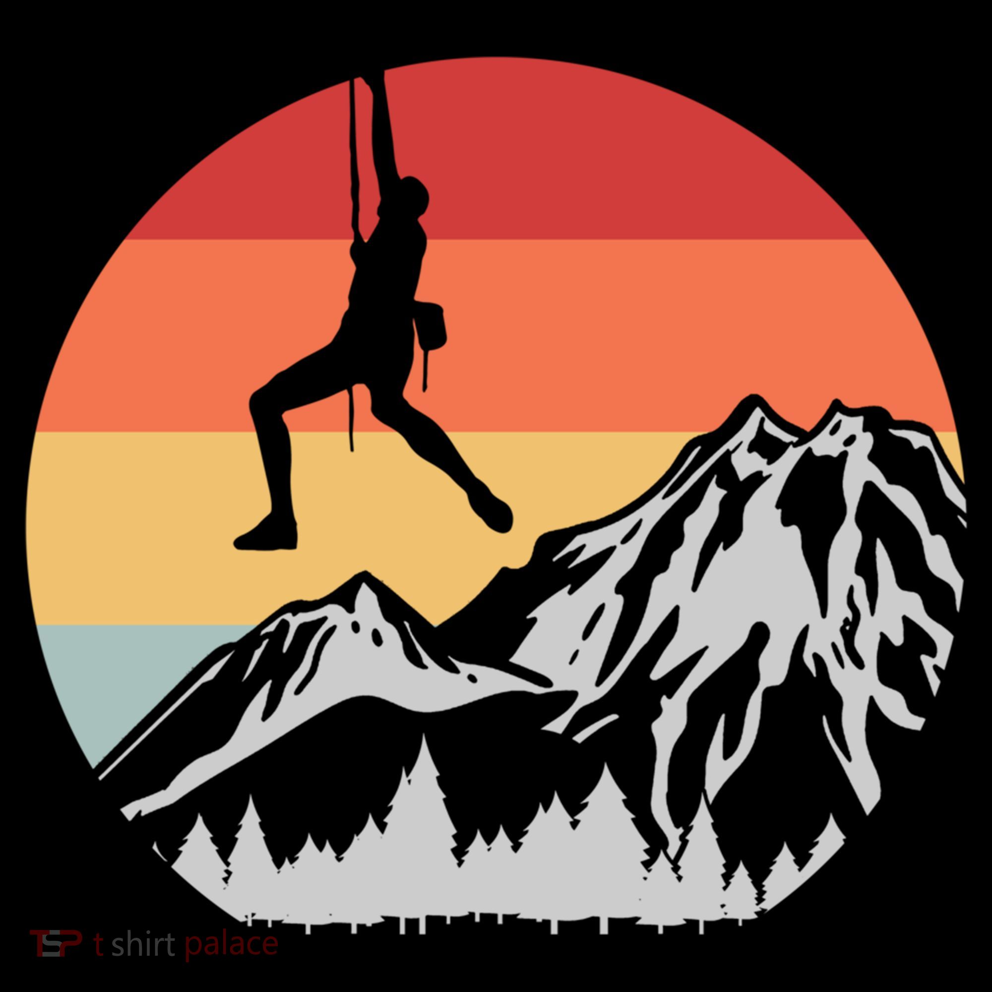 Climbing Mountain Climber Hiking Climb Funny Gift Mousepad