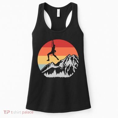 Climbing Mountain Climber Hiking Climb Funny Gift Women's Tank Top