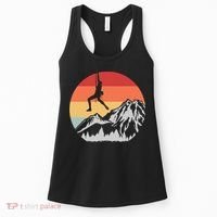 Climbing Mountain Climber Hiking Climb Funny Gift Women's Tank Top thumb 0