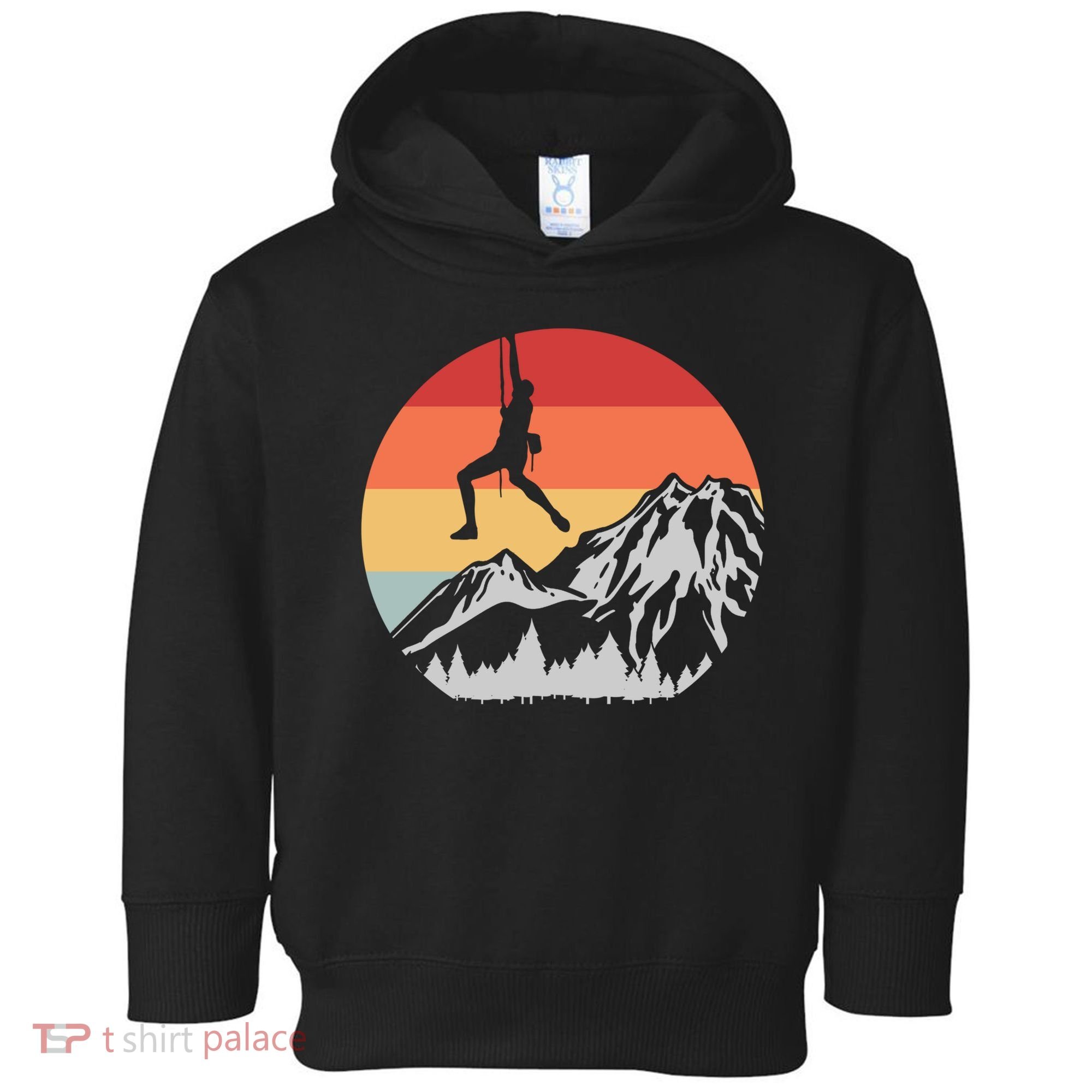 Climbing Mountain Climber Hiking Climb Funny Gift Toddler Hoodie