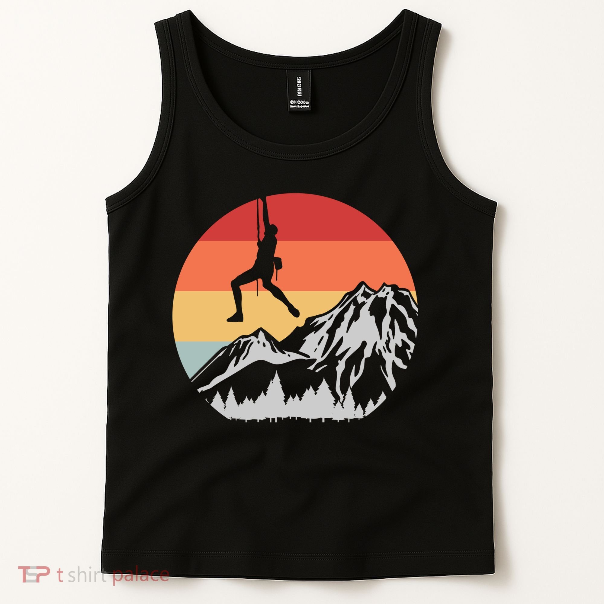 Climbing Mountain Climber Hiking Climb Funny Gift Tank Top