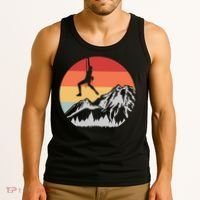 Climbing Mountain Climber Hiking Climb Funny Gift Tank Top thumb 3
