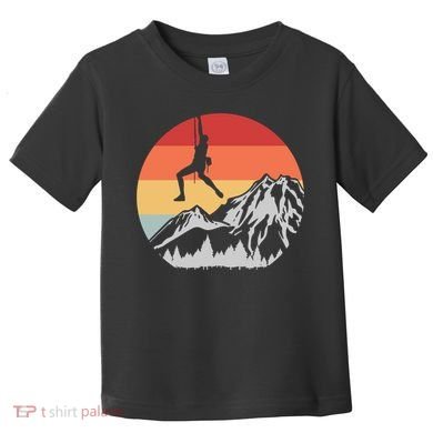 Climbing Mountain Climber Hiking Climb Funny Gift Toddler T-Shirt