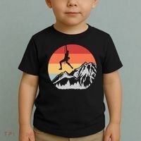 Climbing Mountain Climber Hiking Climb Funny Gift Toddler T-Shirt thumb 2