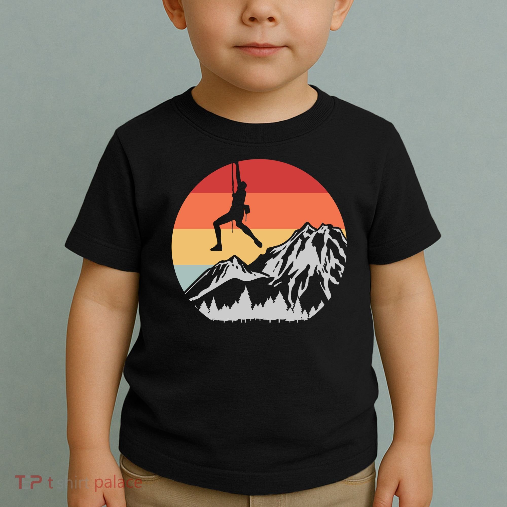 Climbing Mountain Climber Hiking Climb Funny Gift Toddler T-Shirt
