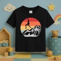 Climbing Mountain Climber Hiking Climb Funny Gift Toddler T-Shirt thumb 3