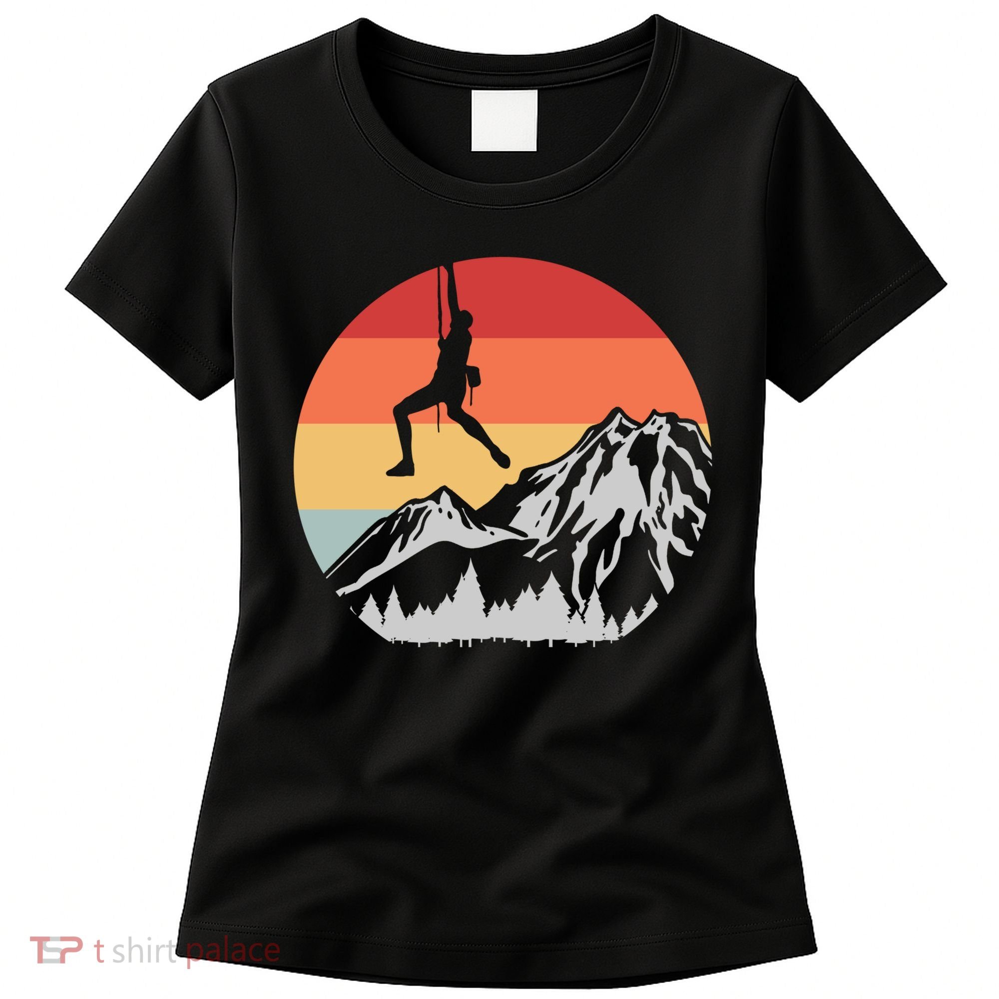 Climbing Mountain Climber Hiking Climb Funny Gift Women's T-Shirt