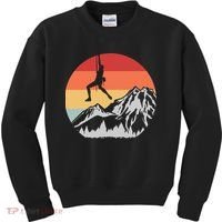 Climbing Mountain Climber Hiking Climb Funny Gift Kids Sweatshirt thumb 0