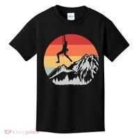 Climbing Mountain Climber Hiking Climb Funny Gift Kids T-Shirt thumb 0