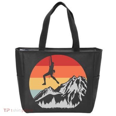Climbing Mountain Climber Hiking Climb Funny Gift Tote Bag