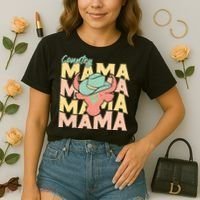 Country Mama Cowgirl Cute Mom Gift Comfort Colors Boxy T-Shirt thumb 2