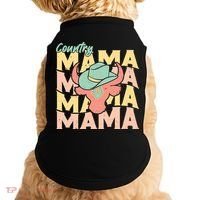 Country Mama Cowgirl Cute Mom Gift Doggie Tank thumb 0