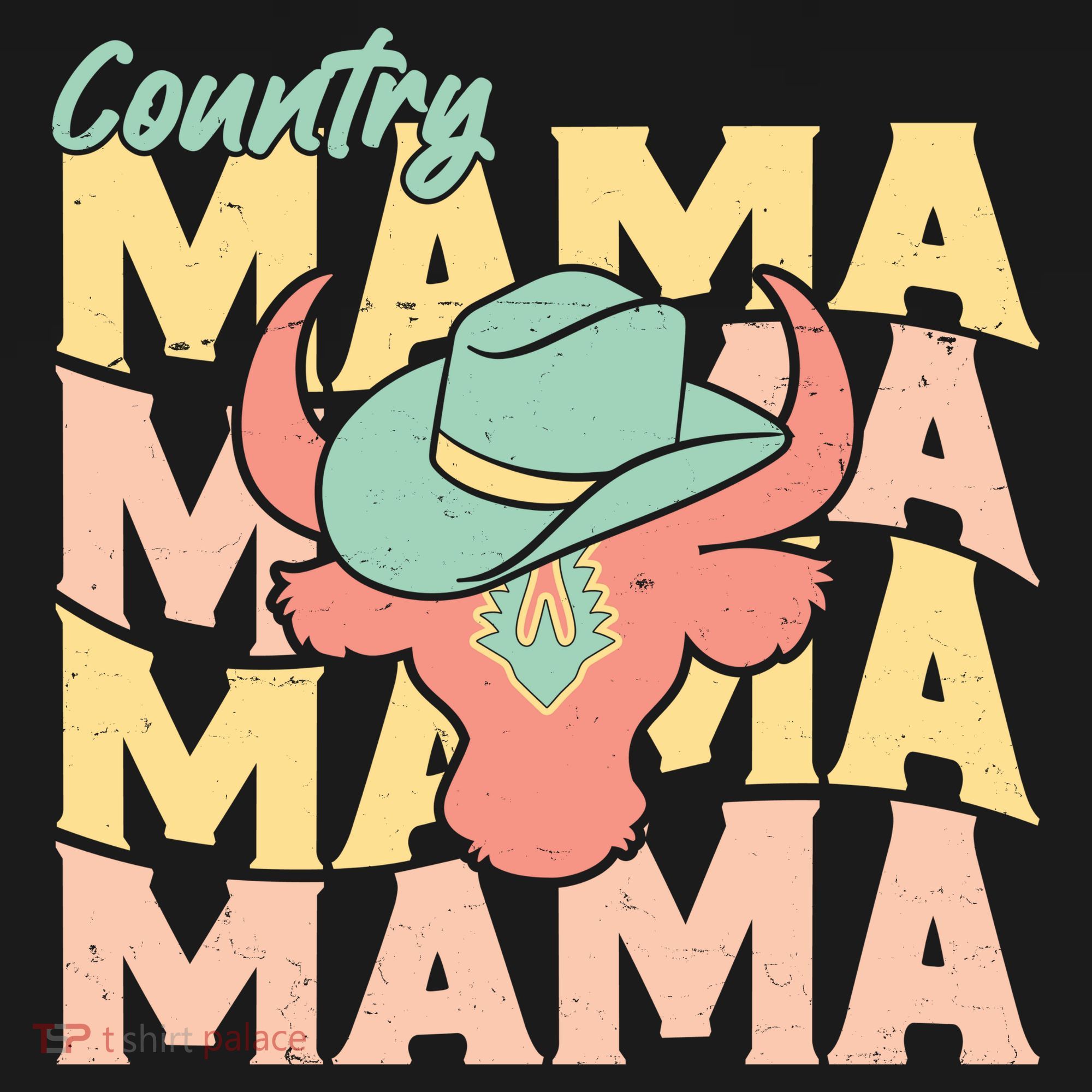 Country Mama Cowgirl Cute Mom Gift Doggie Tank