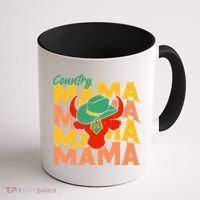 Country Mama Cowgirl Cute Mom Gift Coffee Mug thumb 1
