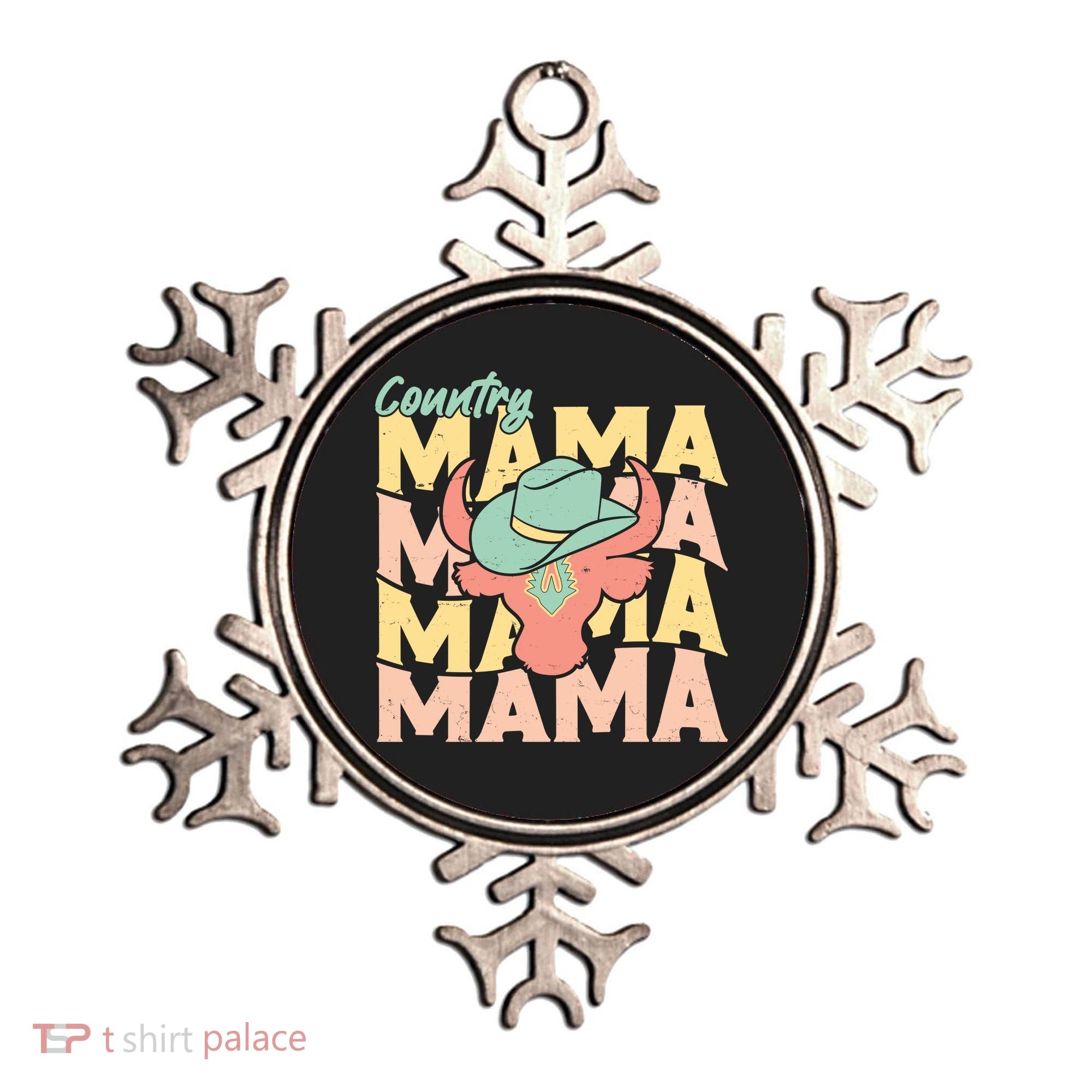 Country Mama Cowgirl Cute Mom Gift Ornament