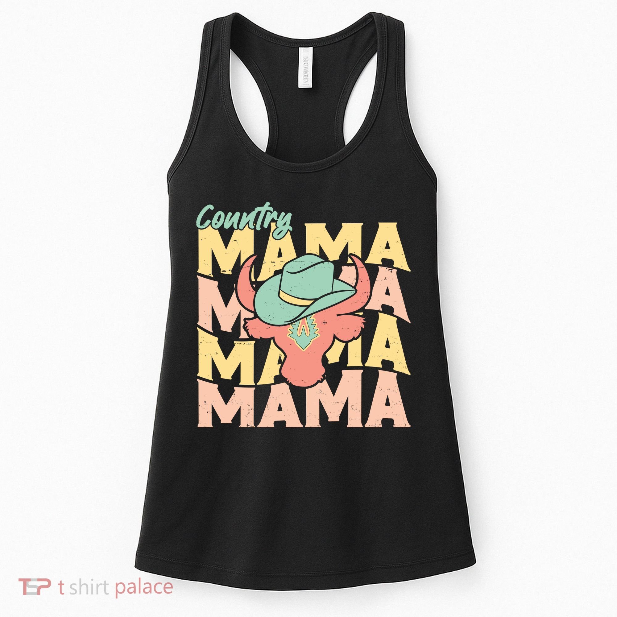 Country Mama Cowgirl Cute Mom Gift Women's Tank Top