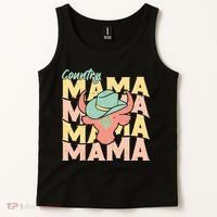 Country Mama Cowgirl Cute Mom Gift Tank Top thumb 2