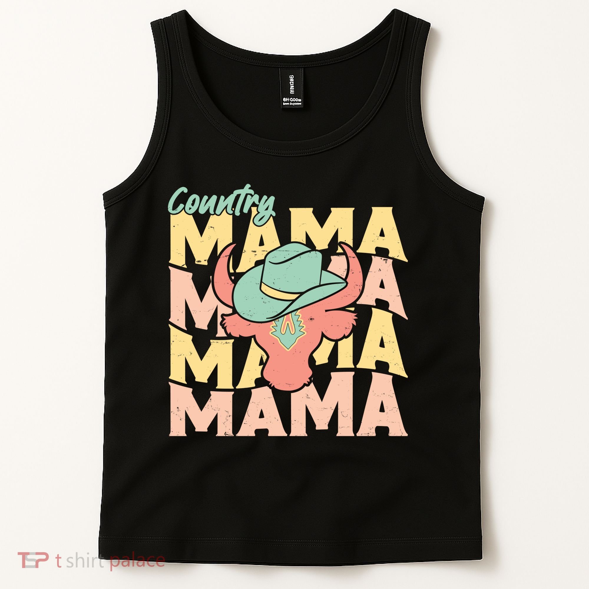 Country Mama Cowgirl Cute Mom Gift Tank Top
