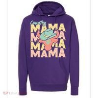 Country Mama Cowgirl Cute Mom Gift Hoodie thumb 0