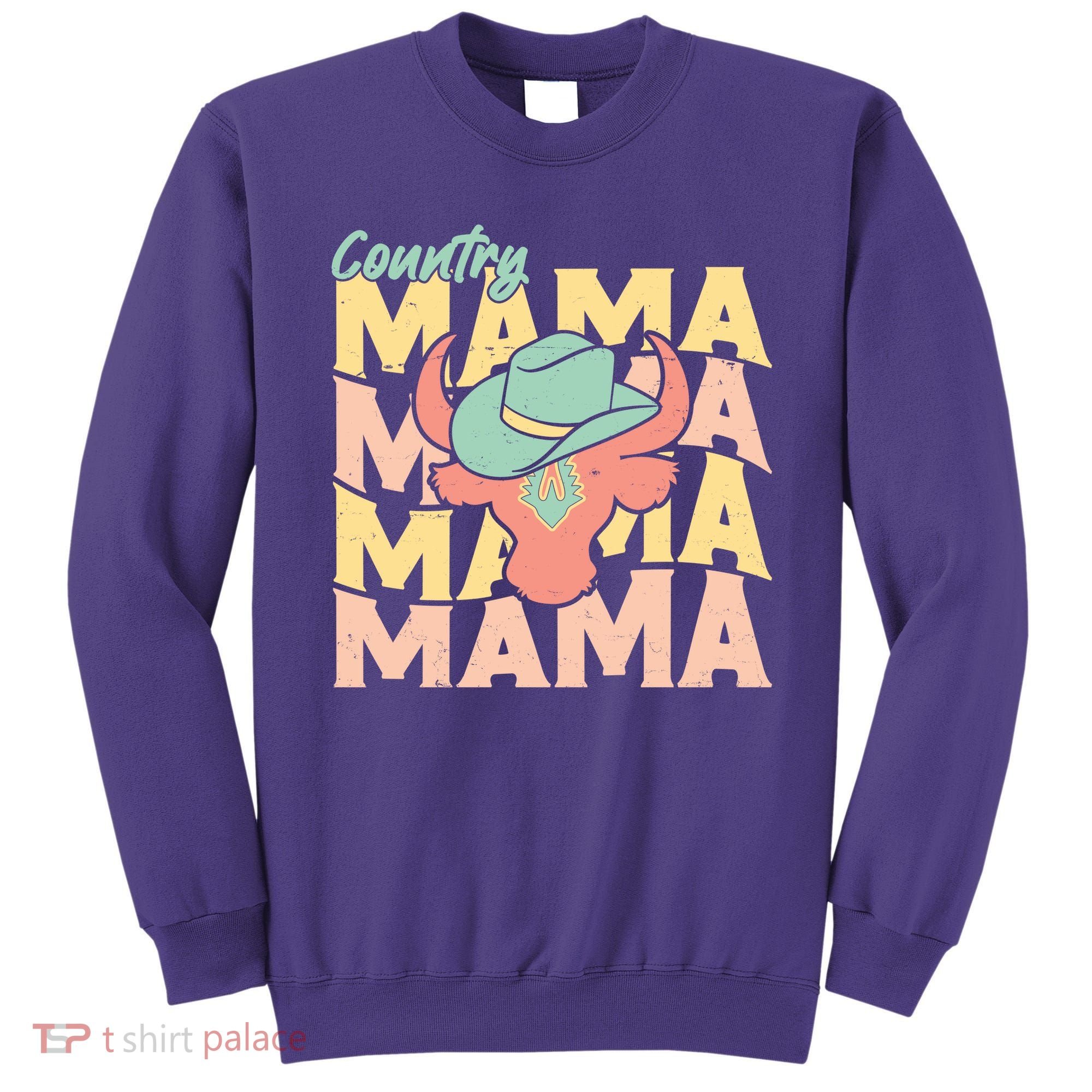 Country Mama Cowgirl Cute Mom Gift Sweatshirt