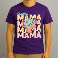 Country Mama Cowgirl Cute Mom Gift T-Shirt thumb 3