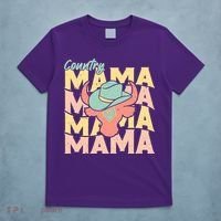Country Mama Cowgirl Cute Mom Gift T-Shirt thumb 5