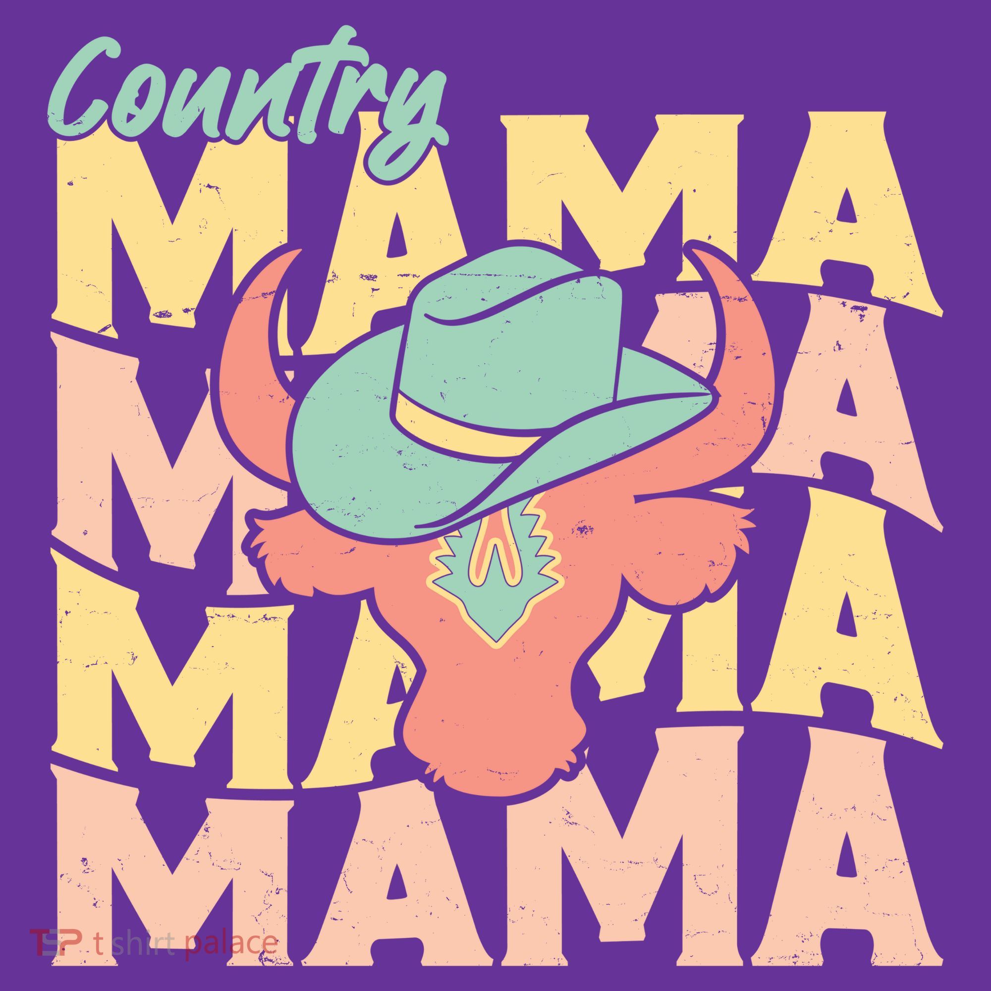 Country Mama Cowgirl Cute Mom Gift T-Shirt