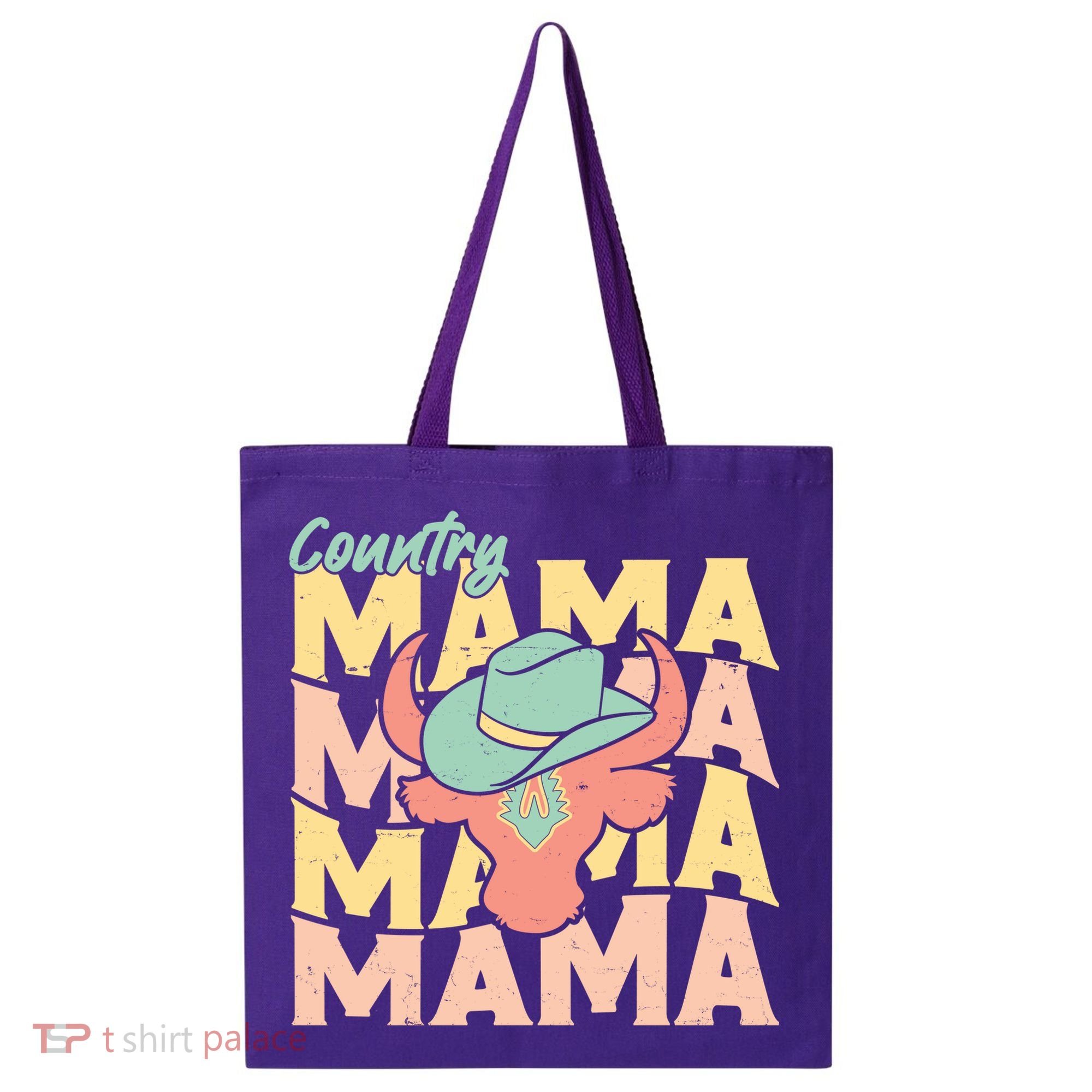 Country Mama Cowgirl Cute Mom Gift Tote Bag