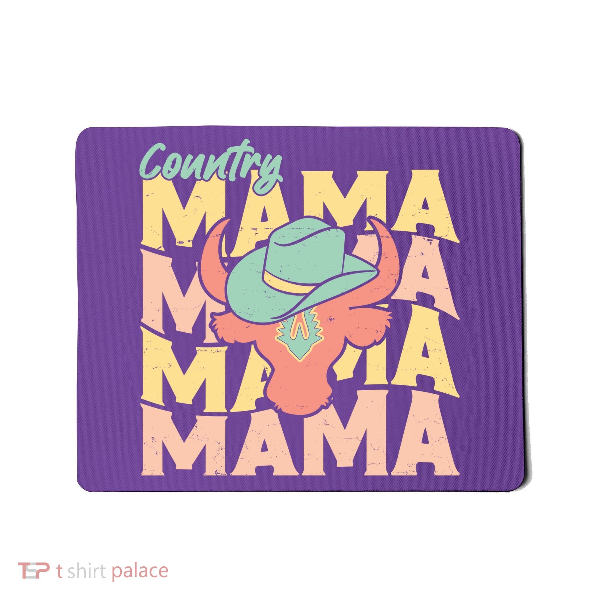 Country Mama Cowgirl Cute Mom Gift Mousepad