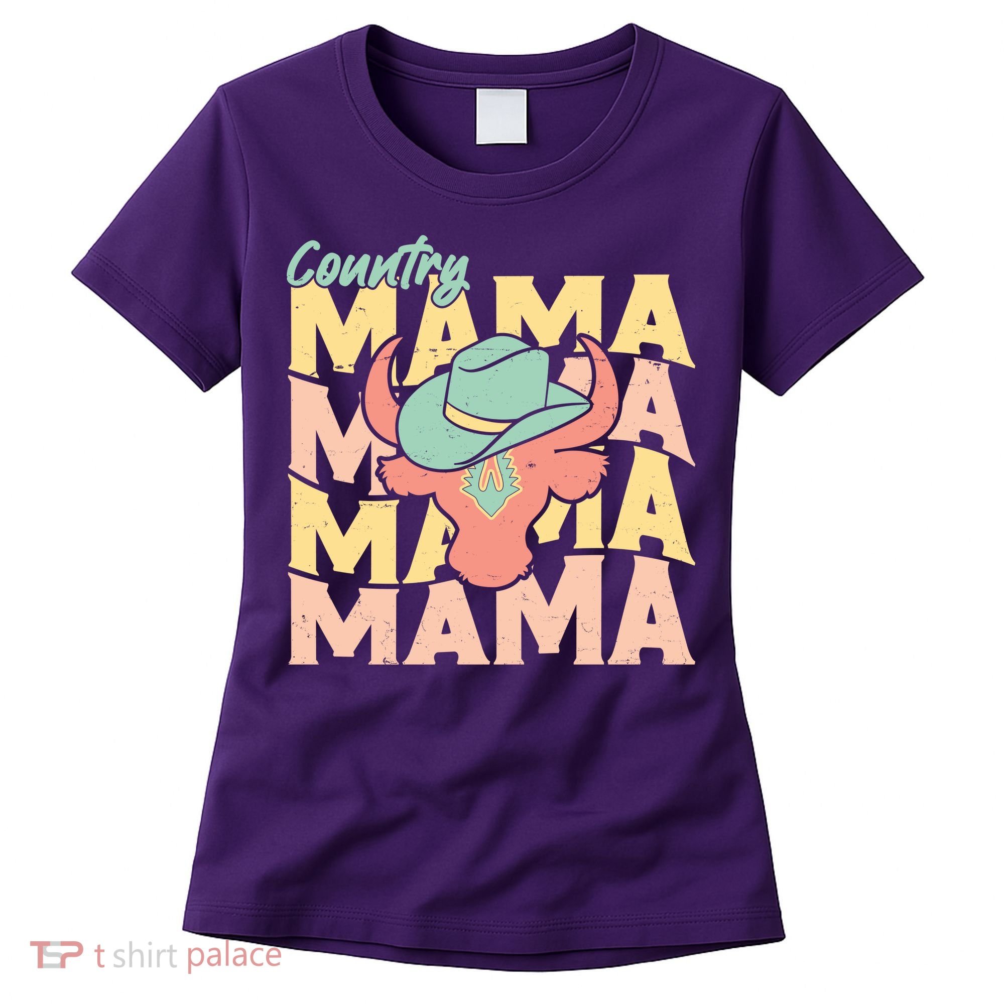 Country Mama Cowgirl Cute Mom Gift Women's T-Shirt