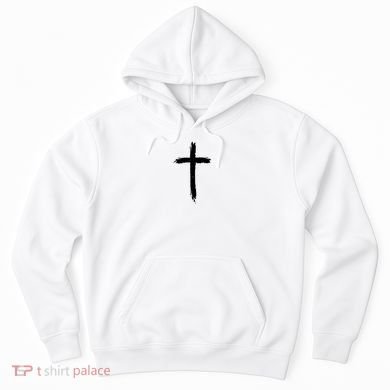 Cross Middle Chest Hoodie