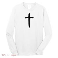 Cross Middle Chest Long Sleeve Shirt thumb 0
