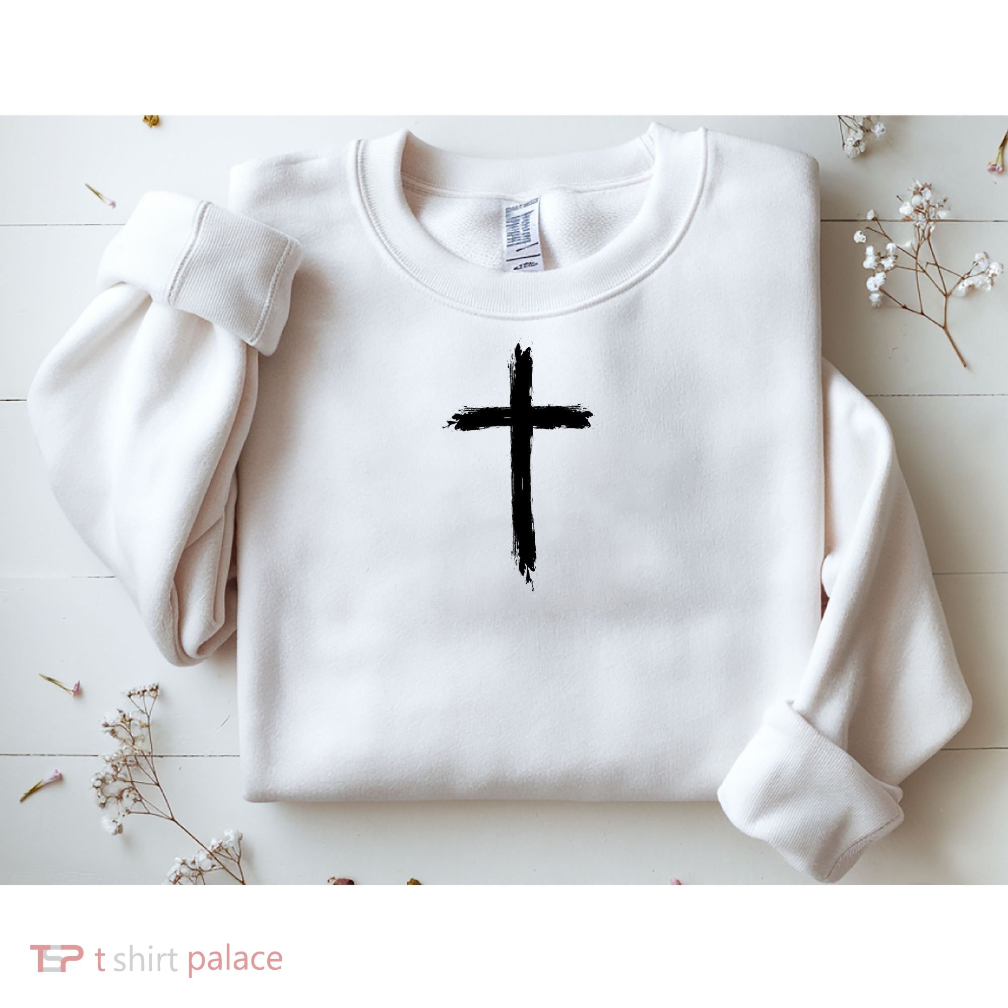 Cross Middle Chest Sweatshirt