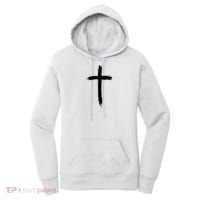 Cross Middle Chest Women's Hoodie thumb 0