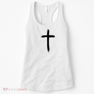 Cross Middle Chest Women's Tank Top